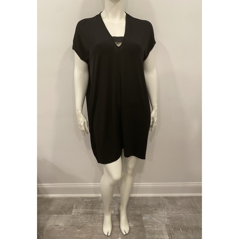 Rachel Roy Black Shift Dress May Style Plus Size XXL NWT Little Black Dress